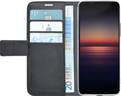 Azuri Wallet Magneet Sony Xperia 1 II Book Case Zwart is nooit meer leverbaar