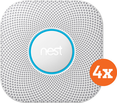 Google Nest Protect V2 Netstroom 4-Pack is nooit meer leverbaar