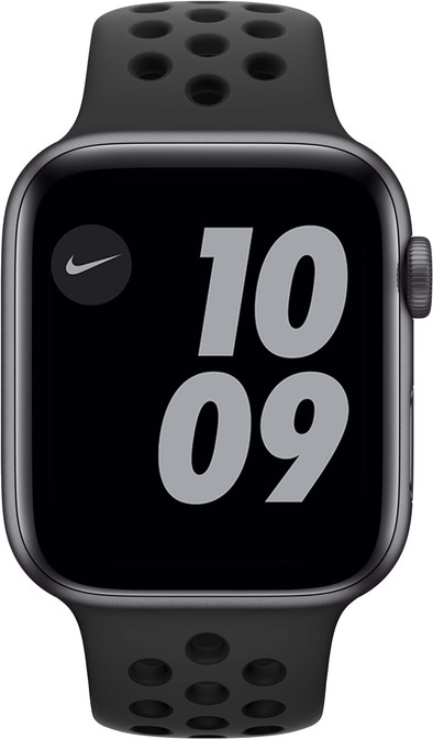 Apple Watch Nike SE 44mm Space Gray Aluminium Zwarte Sportband is nooit meer leverbaar