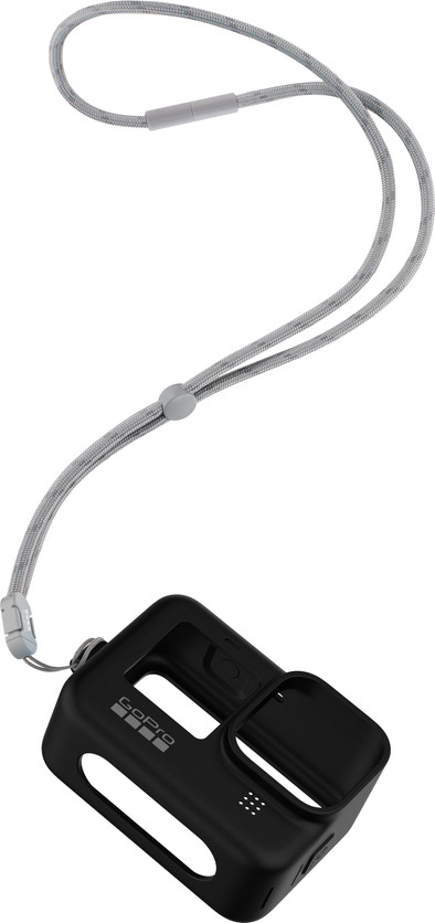 GoPro Sleeve + Lanyard Black (GoPro HERO 13, 12, 11 &amp; 10 Black) is nooit meer leverbaar