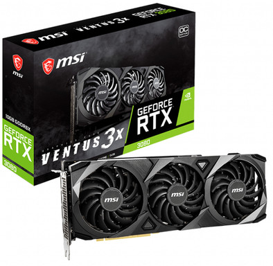 MSI GeForce RTX 3080 Ventus 3X OC 10G is nooit meer leverbaar