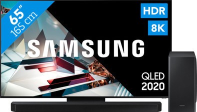 Samsung QLED 8K 65Q800T + soundbar is nooit meer leverbaar