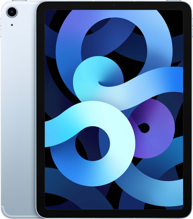 Apple iPad Air (2020) 10.9 inch 64 GB Wifi + 4G Hemelsblauw is nooit meer leverbaar