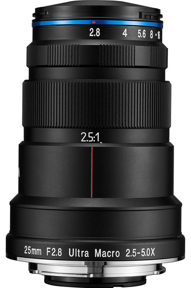 Venus LAOWA 25mm f/2.8 2.5-5x Ultra-Macro Lens Canon EF is nooit meer leverbaar