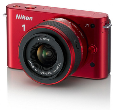 Nikon 1 J1 Rood + 1 Nikkor VR 10-30 mm is nooit meer leverbaar