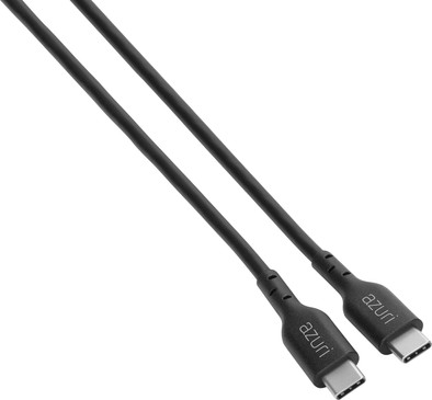 Azuri Usb C naar Usb C Kabel 100W 2m Kunststof Zwart is nooit meer leverbaar