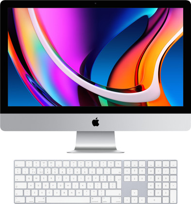 Apple iMac 27" (2020) MXWV2N/A + Magic Keyboard met numeriek toetsenblok is nooit meer leverbaar