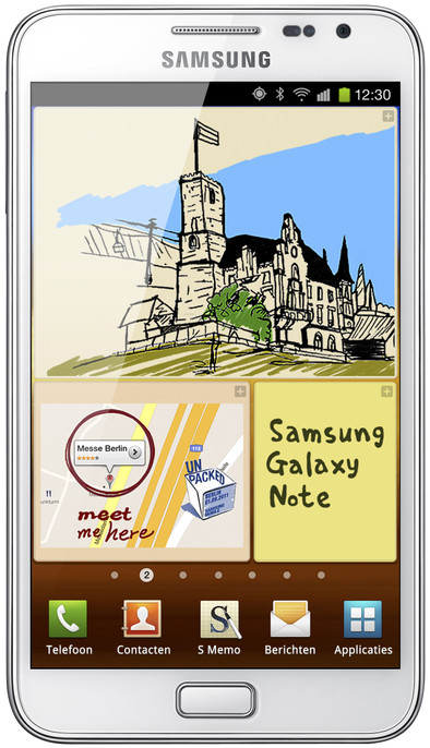 Samsung Galaxy Note N7000 White is nooit meer leverbaar