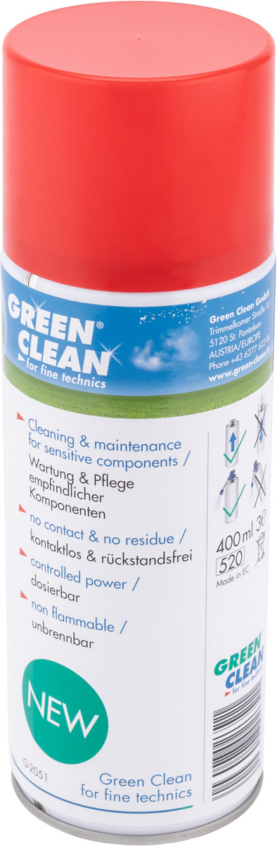 Green Clean High Tech Air Power Compressed Air 400ml is nooit meer leverbaar