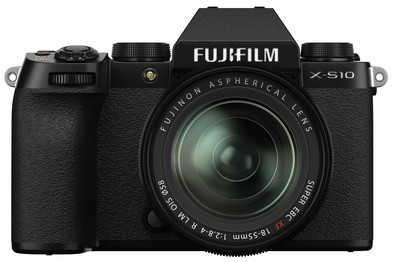 Le produit Fujifilm X-S10 Noir + XF 18-55 mm f&#x2F;2.8-4 R LM OIS ne sera plus jamais disponible