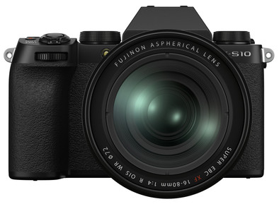 Fujifilm X-S10 Zwart + XF 16-80mm f&#x2F;4 R OIS WR is nooit meer leverbaar