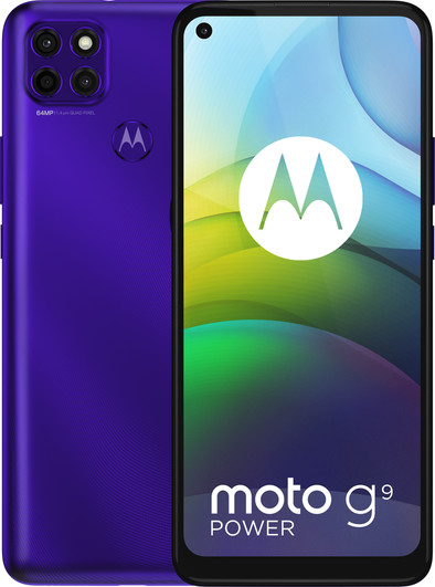 Motorola Moto G9 Power 128GB Paars is nooit meer leverbaar