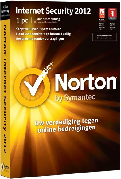 Norton Internet Security 2012 1 User Attach is nooit meer leverbaar