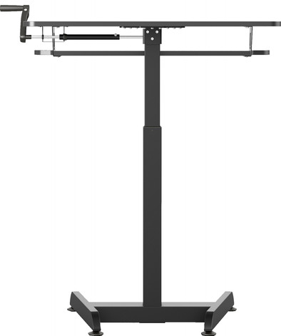Worktrainer Small Hand Crank Sit-Stand Desk 80x40 Black is no longer available