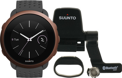 Suunto 3 Koper/Grijs + Suunto Bike Snelheids- en Cadanssensor is nooit meer leverbaar