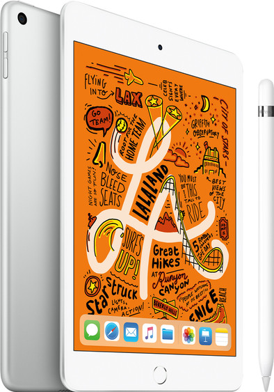 Apple iPad Mini 5 64 GB Wifi Zilver + Apple Pencil is nooit meer leverbaar