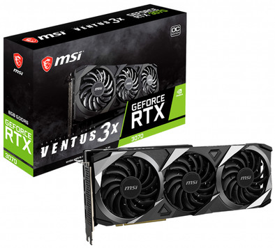 MSI GeForce RTX 3070 VENTUS 3X OC is nooit meer leverbaar