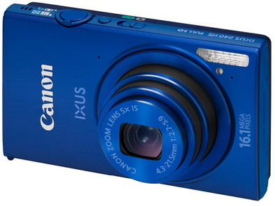 Canon IXUS 240 HS Blue Coolblue Compactcamera's