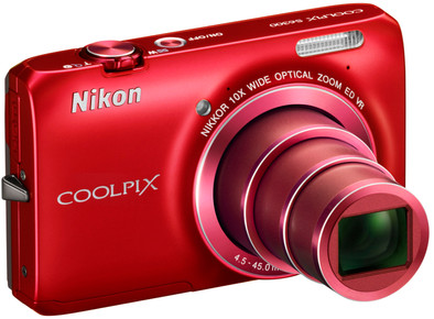 Nikon Coolpix S6300 Red | Coolblue | Compactcamera's