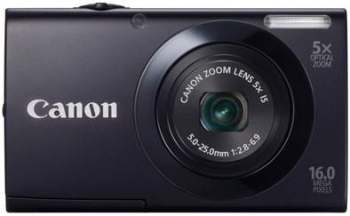Canon PowerShot A3400 IS Black | Coolblue | Compactcamera's