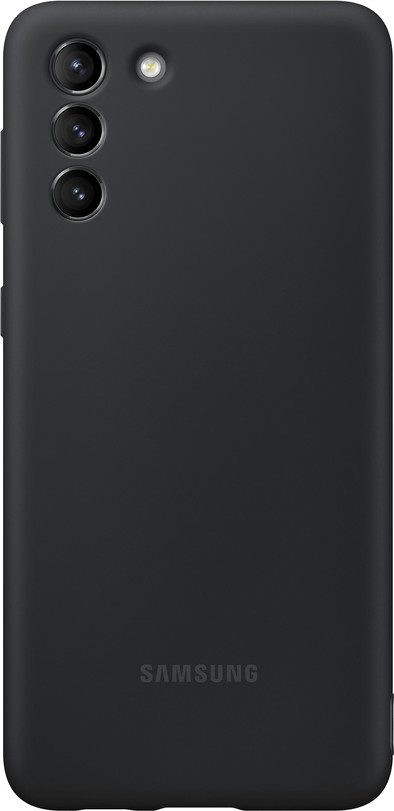 Samsung Galaxy S21 Plus Siliconen Back Cover Zwart is nooit meer leverbaar