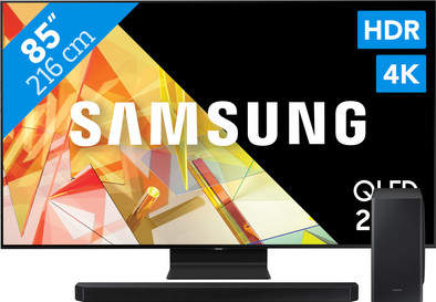 Samsung QLED 85Q95T + Soundbar is nooit meer leverbaar
