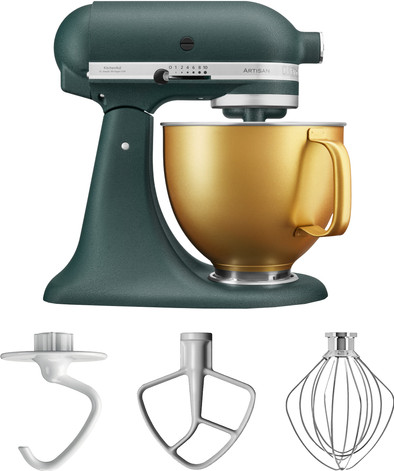 KitchenAid 5KSM156VGEPP Pebbled Palm + Gold Bowl is no longer available