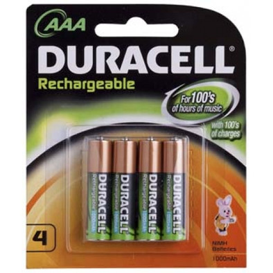 Duracell Rechargeable 4-pack AAA is nooit meer leverbaar