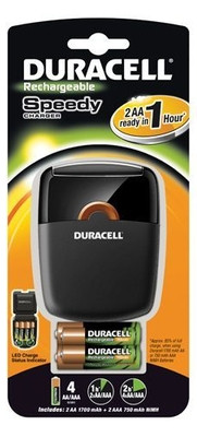 Duracell Snellader + 2 x AA is nooit meer leverbaar