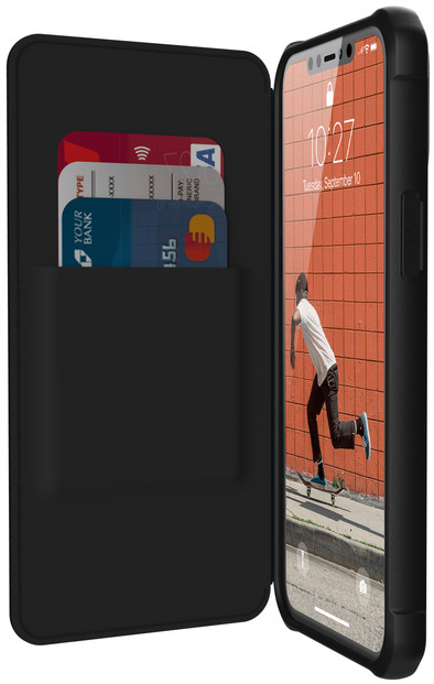 UAG Metropolis Apple iPhone 12 / 12 Pro Book Case Zwart is nooit meer leverbaar