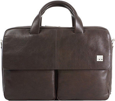Knomo Dundee Schoudertas 17'' Bruin is nooit meer leverbaar
