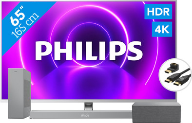 Philips 65PUS8505 + Soundbar + Wifi speaker + HDMI kabel is nooit meer leverbaar