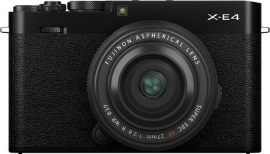 Fujifilm X-E4 Zwart + XF 27mm f/2.8 R WR is nooit meer leverbaar