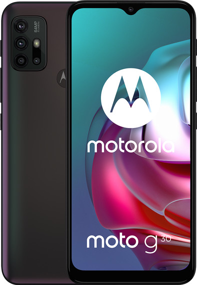 Motorola Moto G30 128GB Zwart is nooit meer leverbaar
