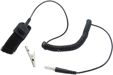 Antistatische Armband Zwart is nooit meer leverbaar