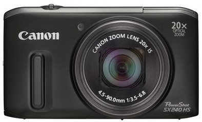Canon PowerShot SX240 HS Zwart is nooit meer leverbaar