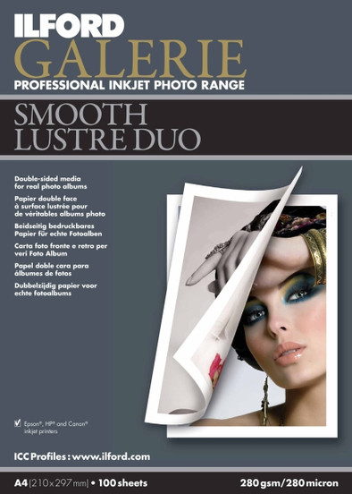 Ilford Galerie Smooth Lustre Duo Paper 25 vel (A3+) is nooit meer leverbaar