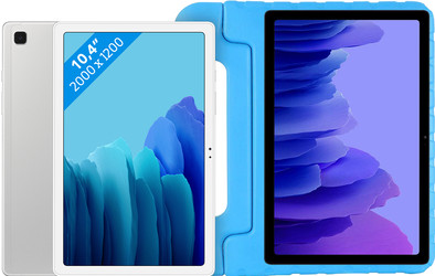 Samsung Galaxy Tab A7 64GB WiFi Silver + Just in Case Kids Cover Blue is no longer available