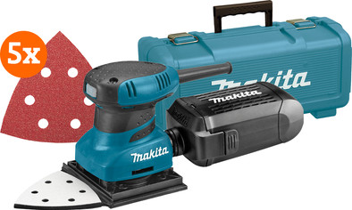 Makita BO4565K + schuurbladen (5x) is nooit meer leverbaar