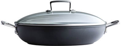 Le Creuset Les Forgees Sauteerpan met deksel 28 cm is nooit meer leverbaar