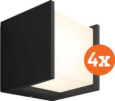 Philips Hue Fuzo Buitenwandlamp Vierkant 4-Pack is nooit meer leverbaar