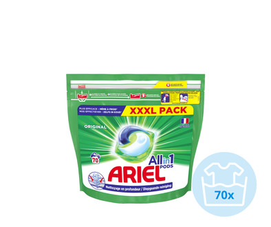 Ariel All-in-1 Pods Original 70 stuks is nooit meer leverbaar