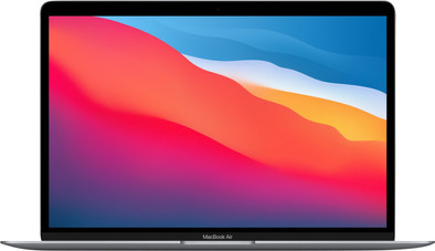 Apple MacBook Air (2020) 8GB/256GB Apple M1 met 7 core GPU Space Gray Engels (VS) is nooit meer leverbaar