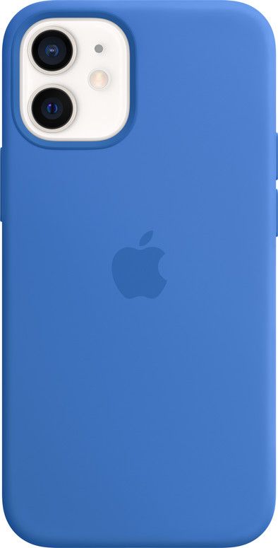 Apple iPhone 12 Mini Silicone Back Cover with MagSafe Capri Blue is no longer available