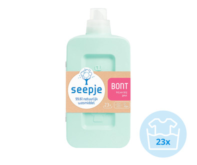 Seepje Vrij en Blij Wasmiddel - Bont is nooit meer leverbaar
