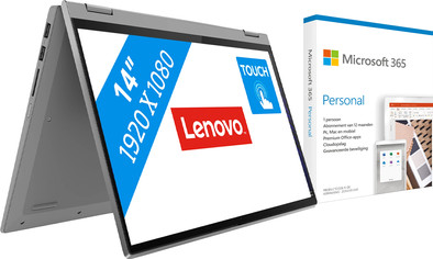 Lenovo IdeaPad Flex 5 14ARE05 81X20066MH + Microsoft 365 Personal NL Abonnement 1 jaar is nooit meer leverbaar