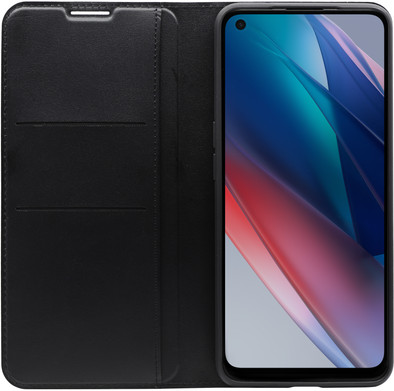 OPPO Find X3 Lite Book Case Zwart is nooit meer leverbaar