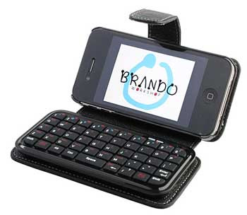 Brando Bluetooth Keyboard Case Apple iPhone 4/4S is nooit meer leverbaar