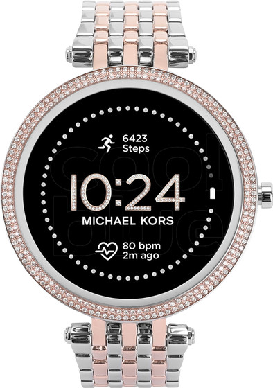 Michael Kors Darci Gen 5E Display MKT5129 Silver/Rose Gold