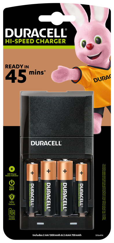 Duracell Hi-Speed batterijlader AA - AAA is nooit meer leverbaar